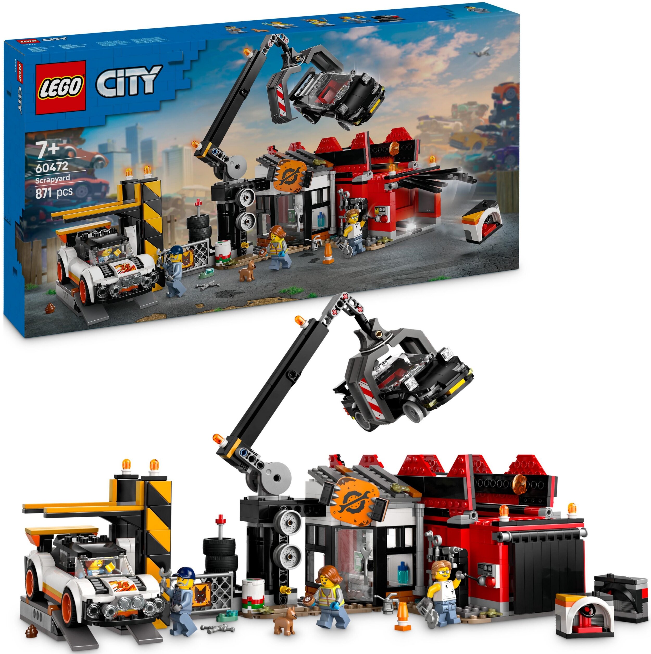 Klocki LEGO 60472 City Złomowisko z samochodami