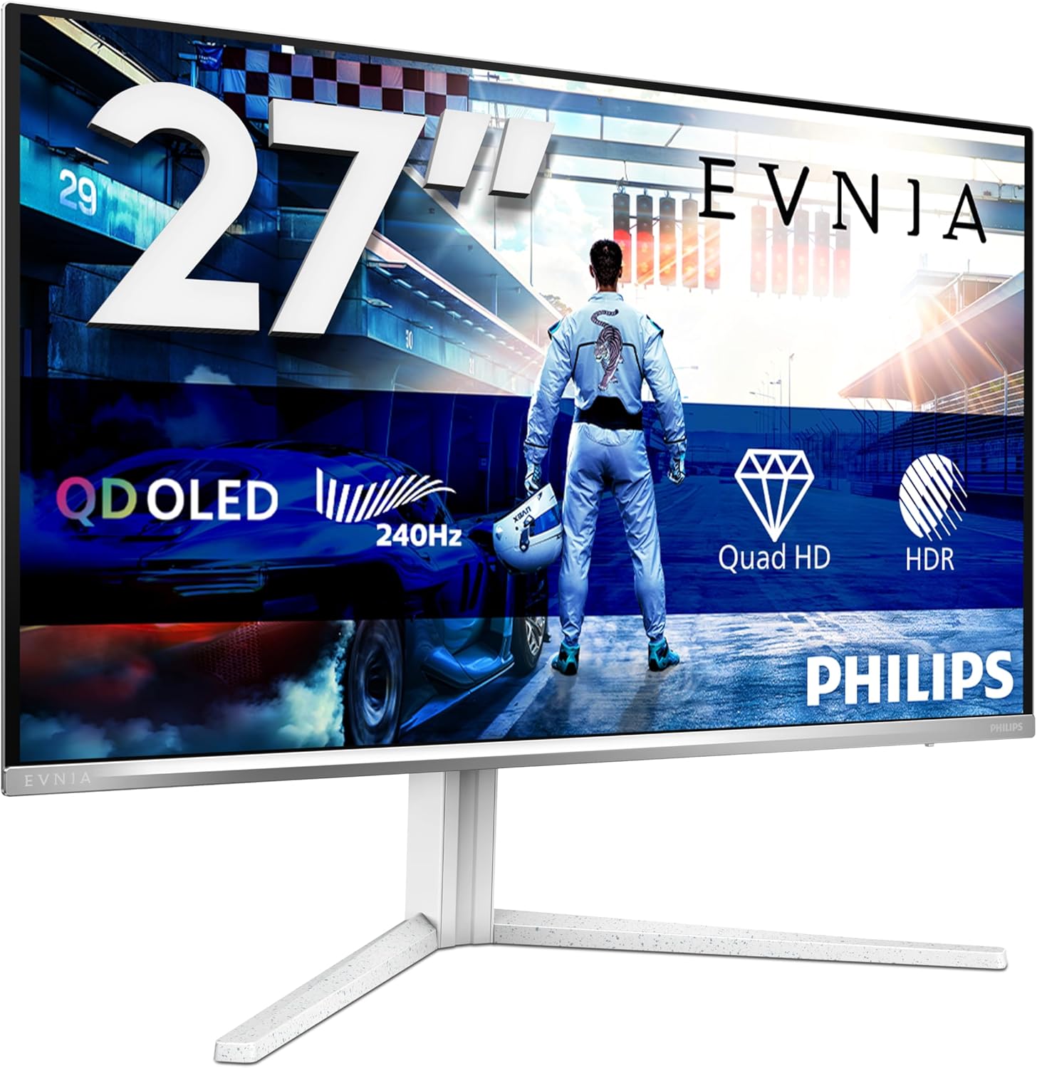 Monitor Philips 27M2N6501L 26,5 cala WQHD, 240 Hz, Panel QD-OLED, 0,03 ms GtG, HDR10, G-Sync, (2560 x 1440)
