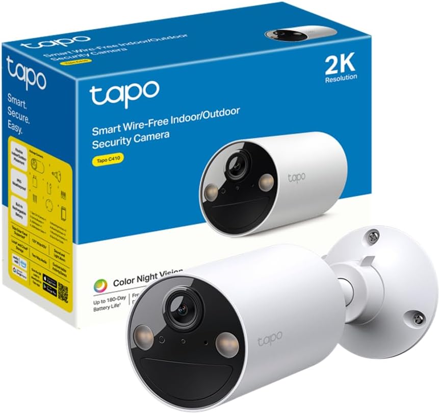 Kamera zewnętrzna 2K QHD TP-Link Tapo C410, Kolorowy tryb nocny