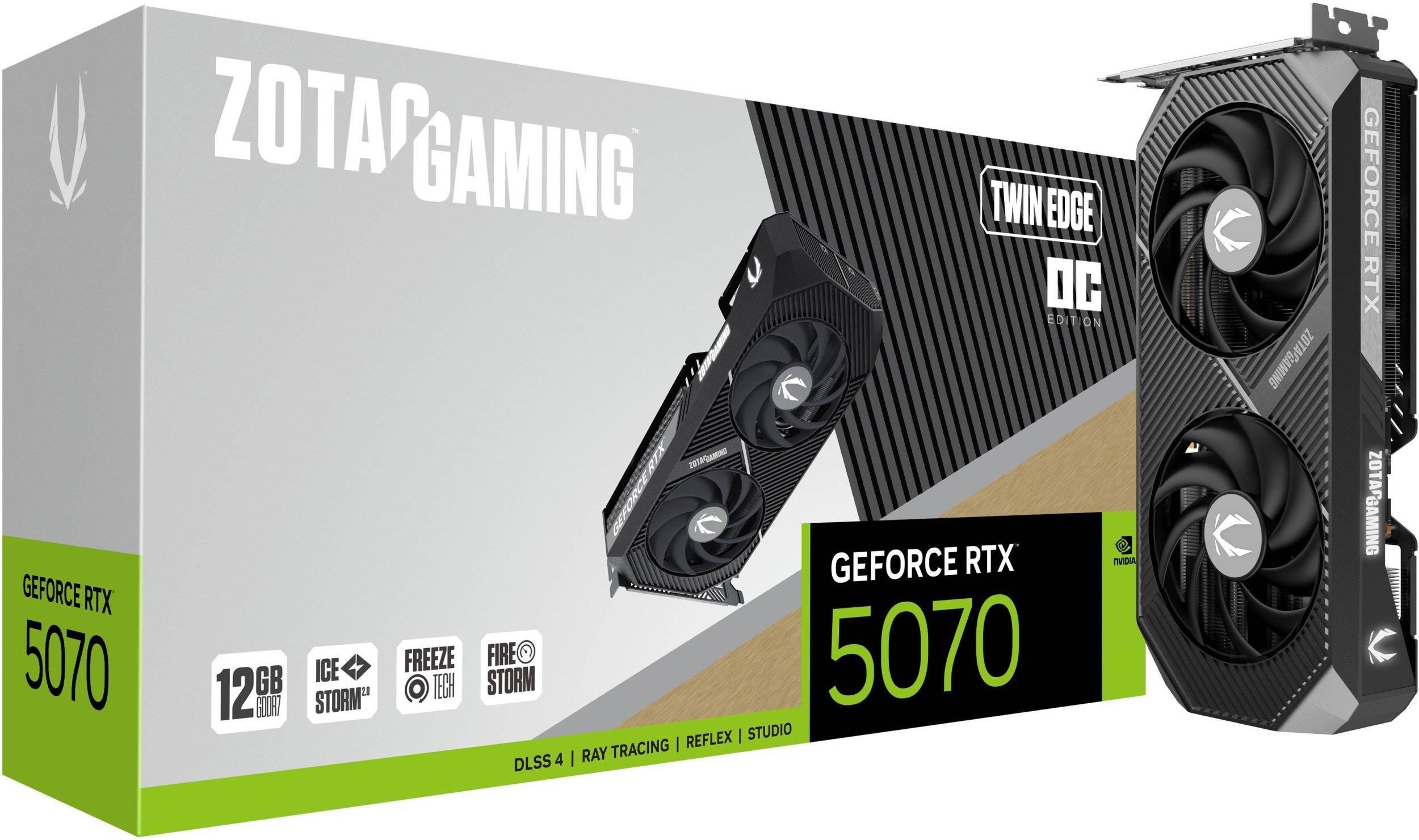 Zotac GeForce RTX 5070 Twin Edge 12GB GDDR7 DLSS4