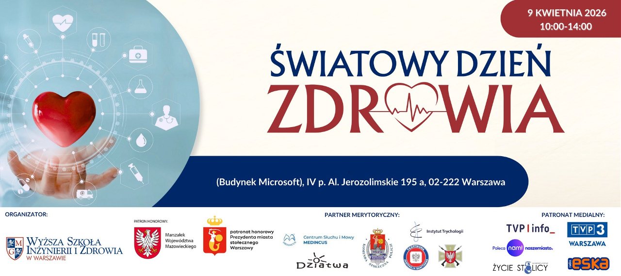 09.04 - Światowy Dzień Zdrowia w Warszawie (darmowe badania, konsultacje, warsztaty)