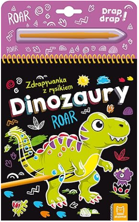 zdrapywanka dinozaury