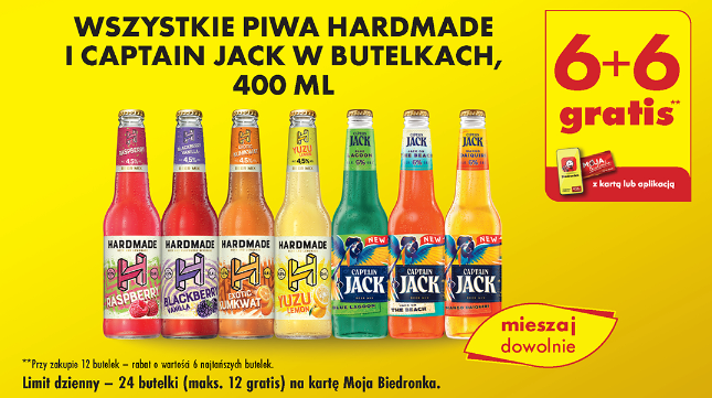captain jack piwo promocja 6+6