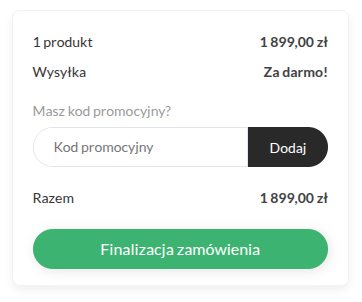 Miejsce gdzie wprowadzić kupon Geekbuying