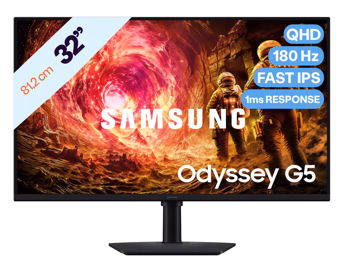 Monitor gamingowy Samsung Odyssey G5 G50F | QHD i 180 Hz | 32"