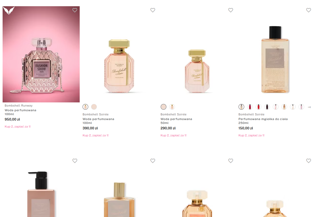 Victoria's Secret - mgiełki balsamy wody perfumowane 2 w cenie 1