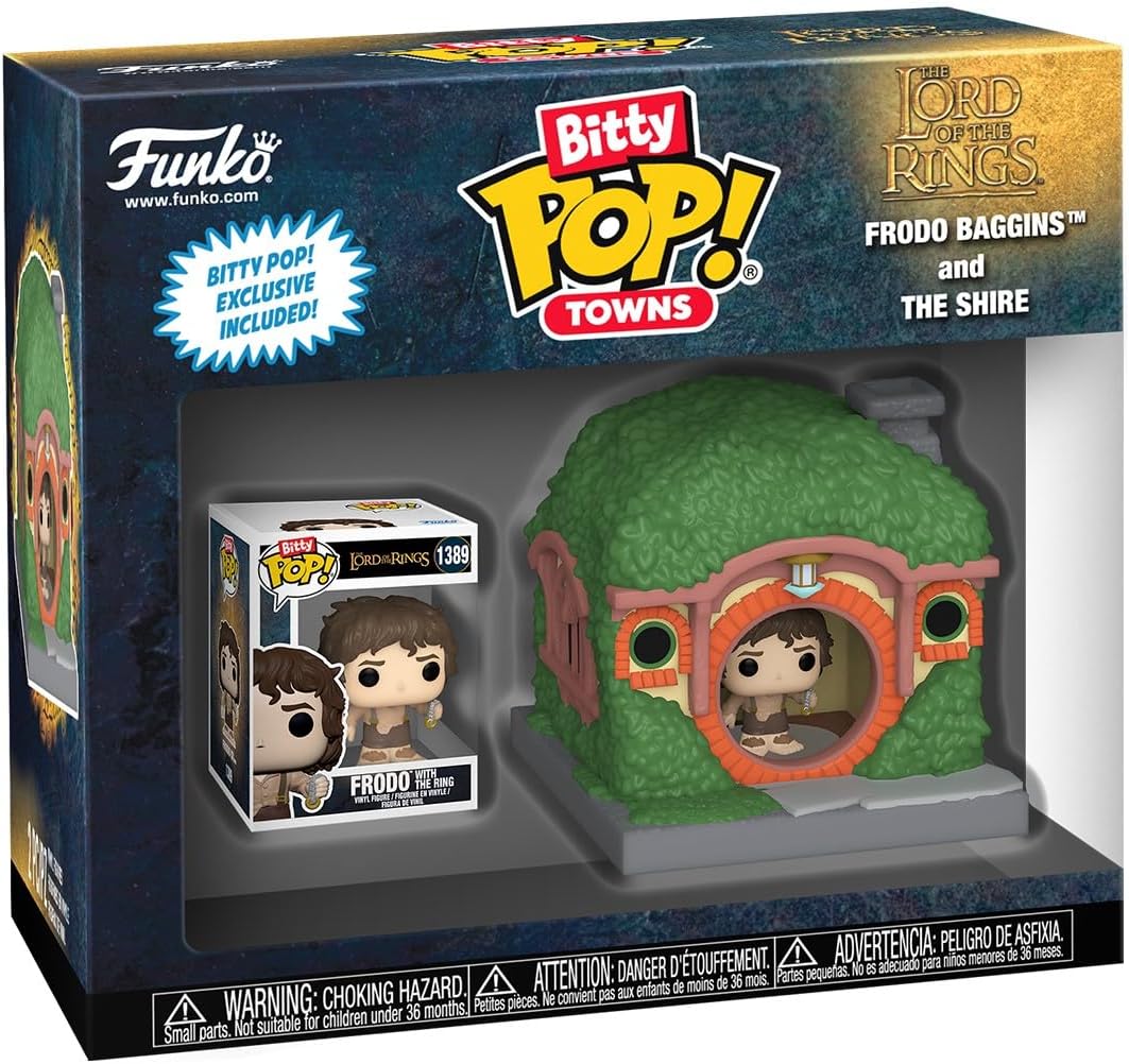 Funko Bitty Pop! Towns: Władca Pierścieni - Frodo Baggins i Shire