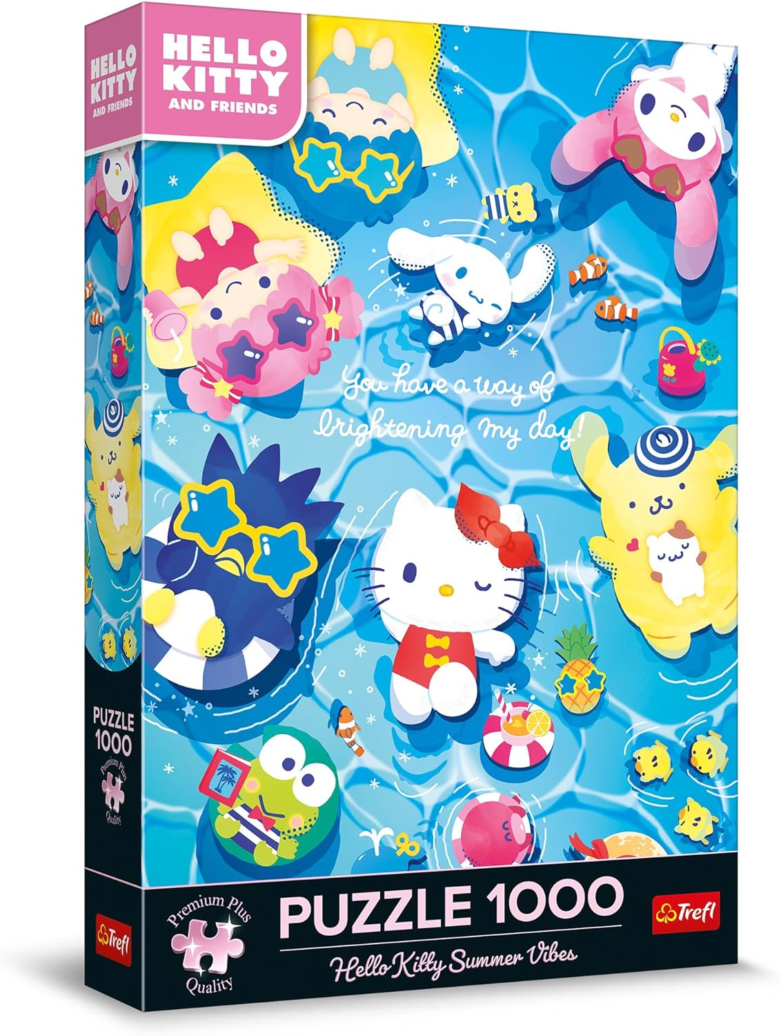 Puzzle 1000 el. Trefl Premium Plus Quality Hello Kitty Summer Vibes