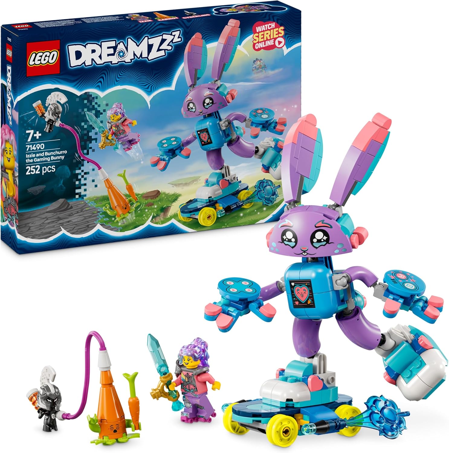 LEGO® 71490 DREAMZzz - Izzie i gamerski Bunchu