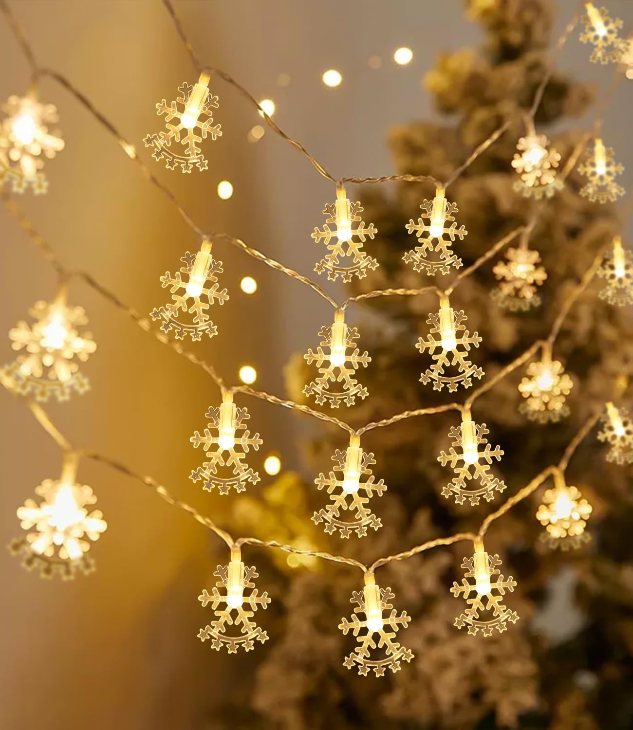 Łańcuch świetlny SinLaw 6m, 40 diod, na baterię