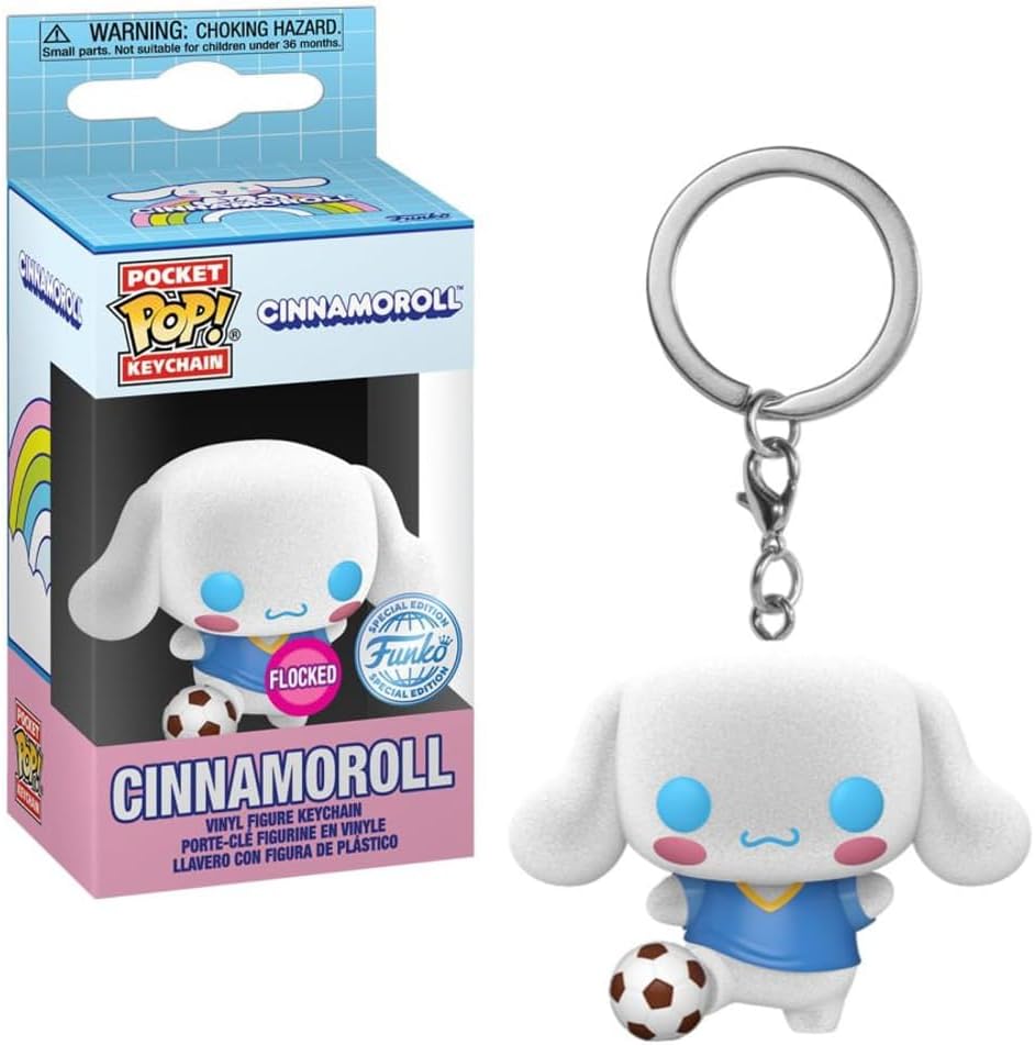 Funko Pop Brelok  Sanrio - Cinnamoroll With Soccer Ball - Hello Kitty