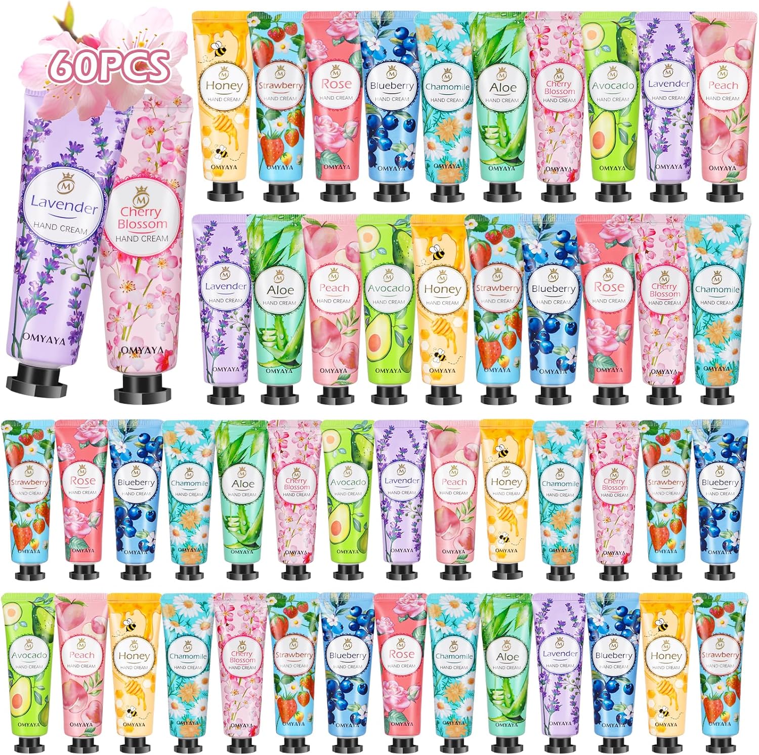 60szt. Kremów do rąk