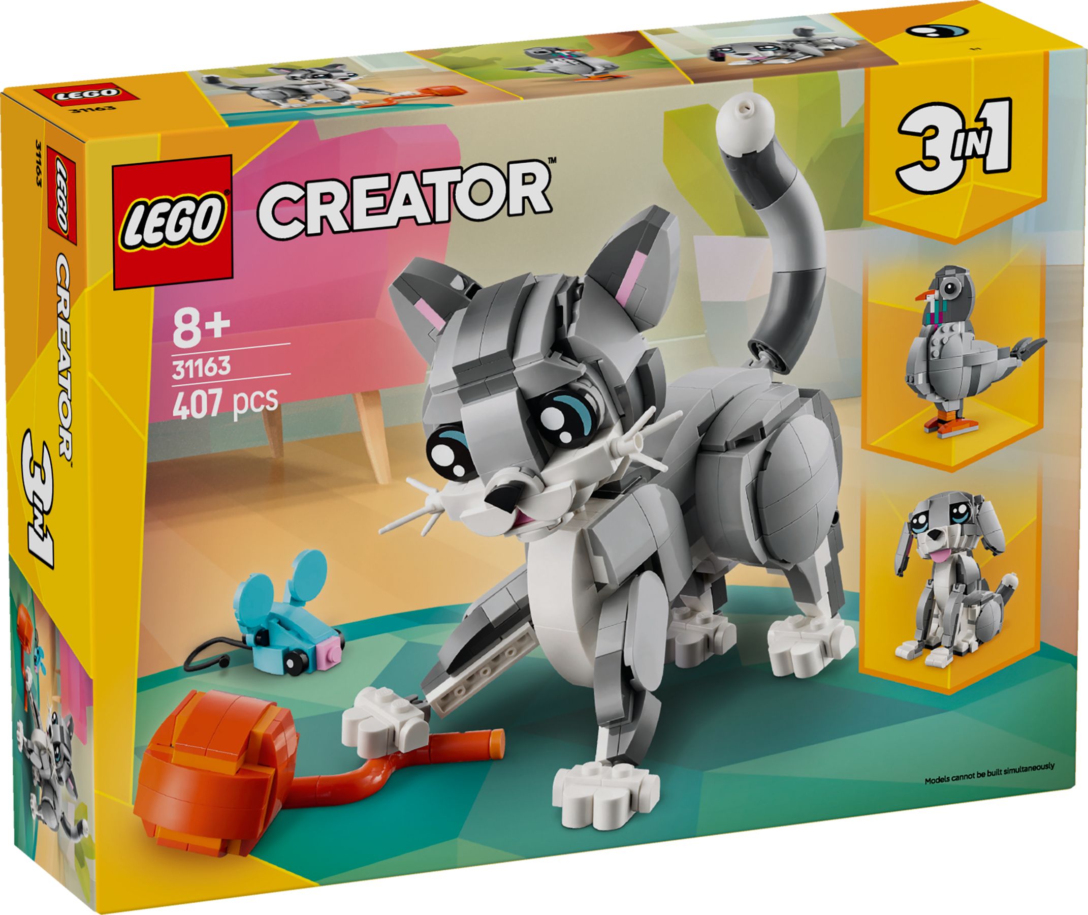 LEGO® 31163 Creator 3w1 - Psotny kot