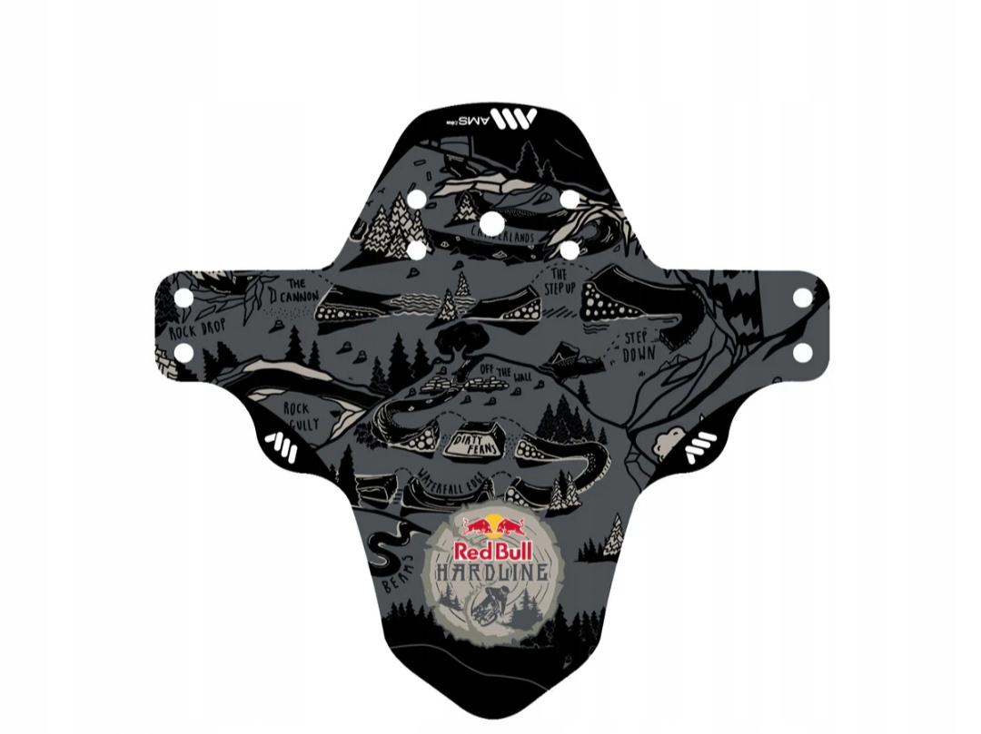 Błotniki rowerowe AMS Mud Guard Red Bull