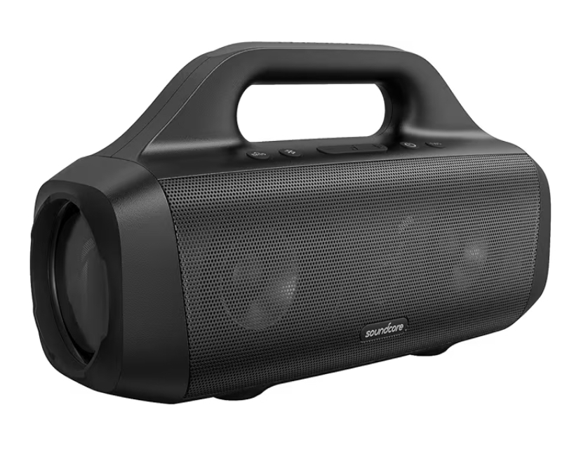 Soundcore Motion Boom głośnik Bluetooth od Anker z tytanowymi przetwornikami, technologią BassUp, wodoodpornością IPX7, 24-godzinnym akumulatorem, idealny na zewnątrz, do ogrodu i na plażę