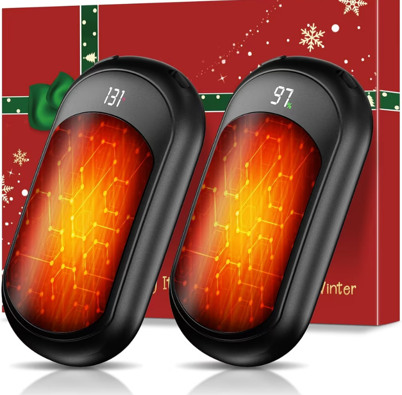 Elektryczny ogrzewacz do rąk, dwa elementy, ładowalny