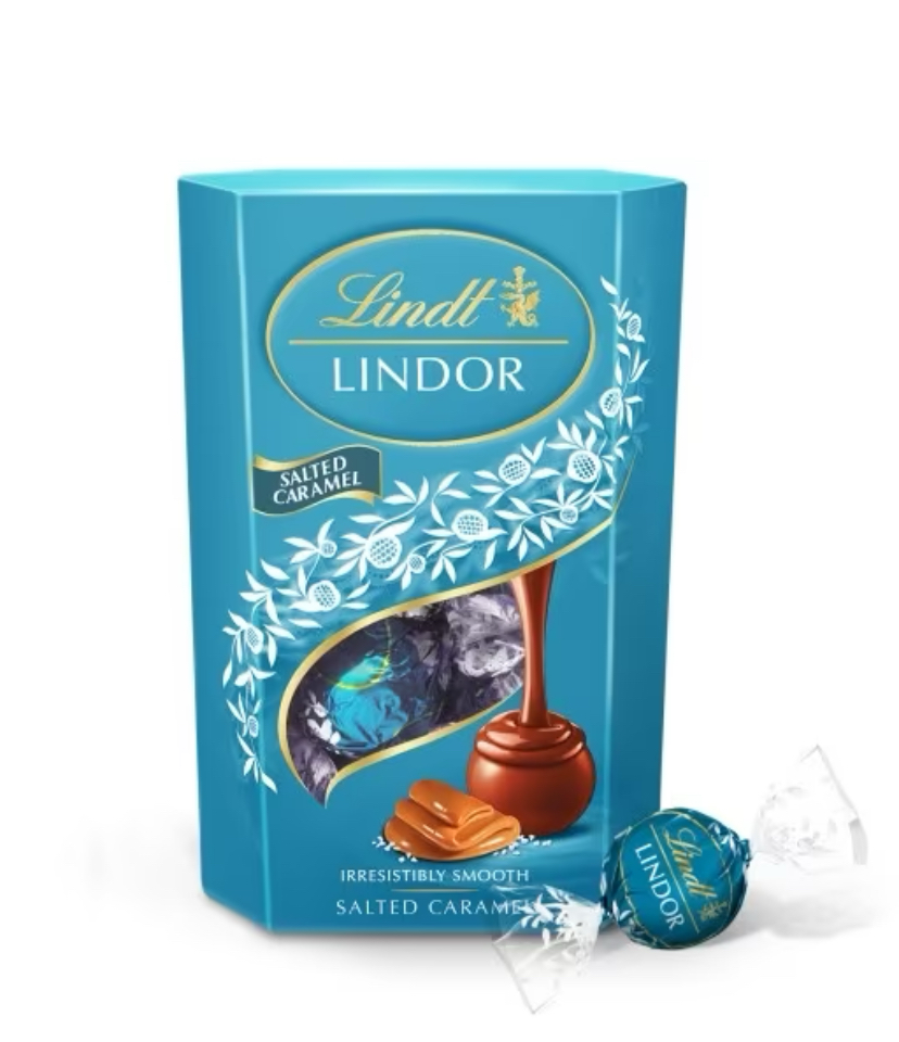 Lindt LINDOR Praliny słony karmel 200 g