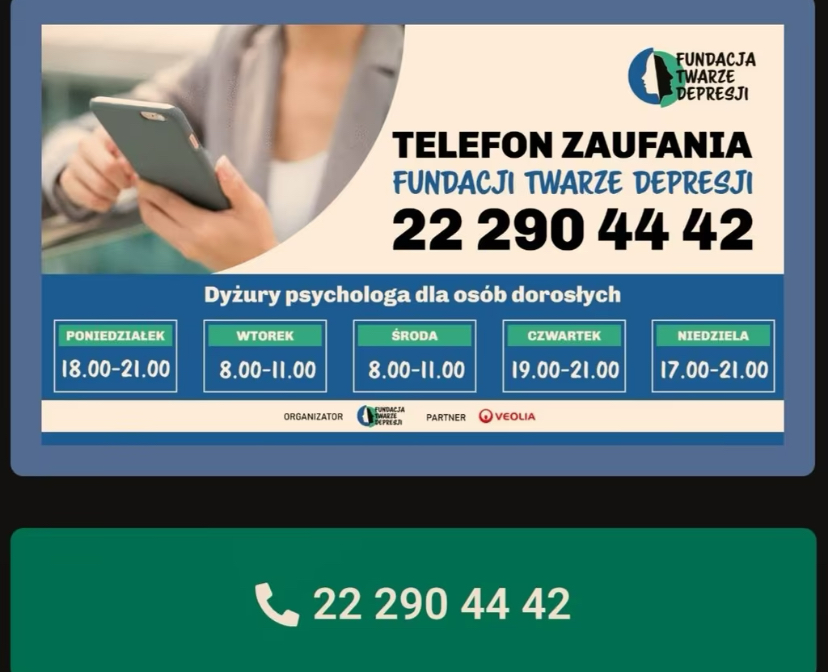 Bezpłatne konsultacje psychologiczne - pomóż sobie i innym w walce z DEPRESJĄ