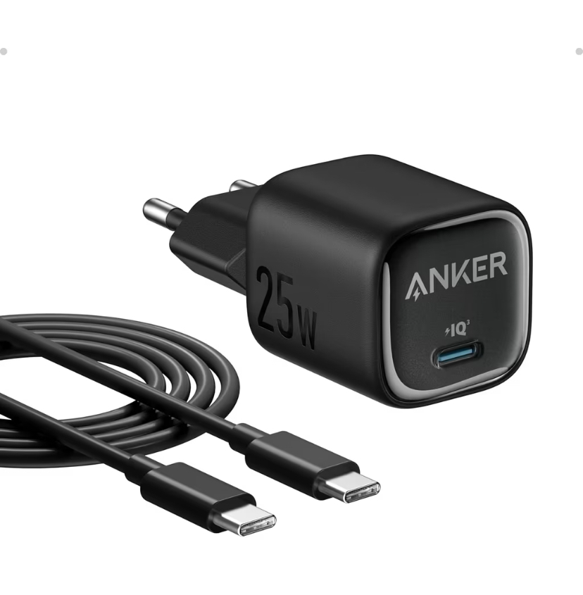 Ładowarka Anker 25W z USB-C + kabel 1,5 m
