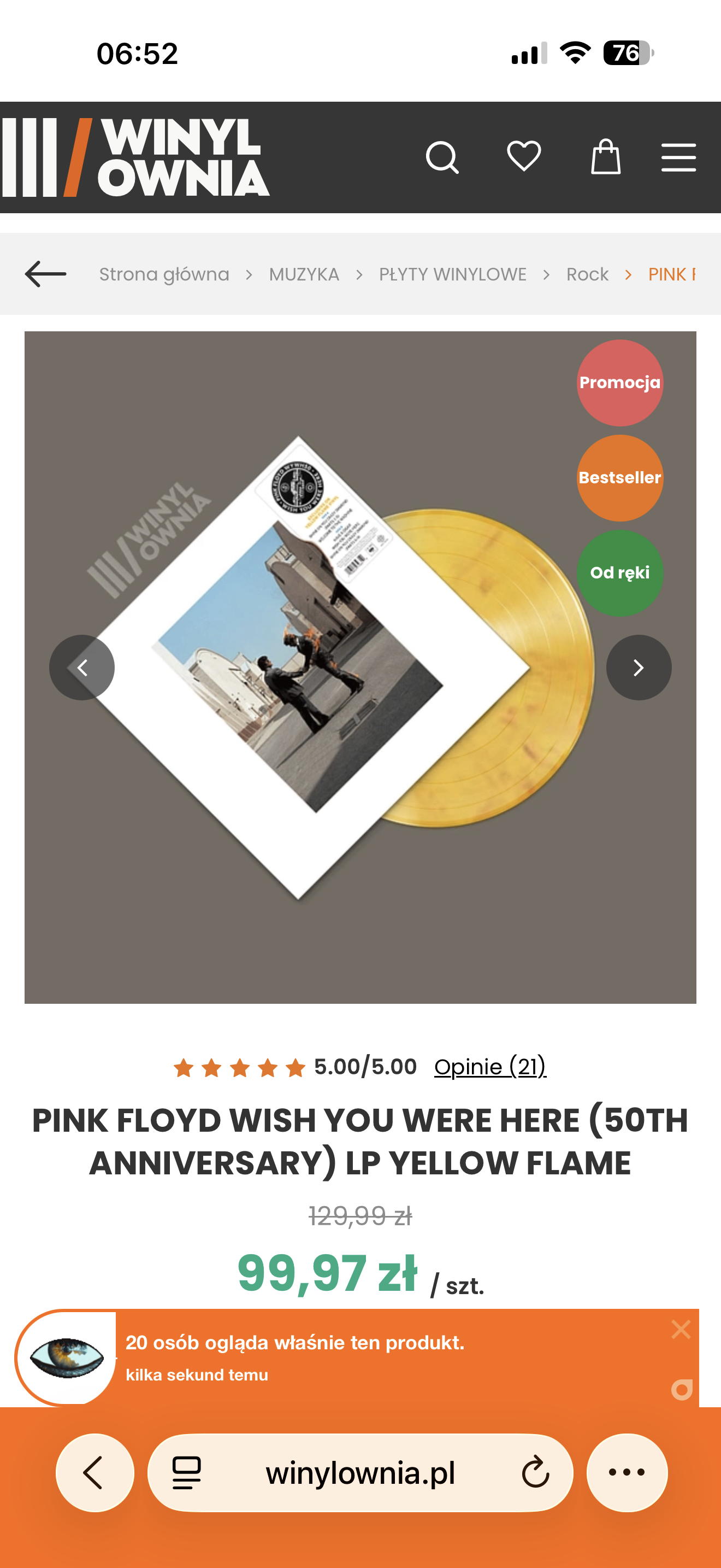 Płyta winylowa PINK FLOYD