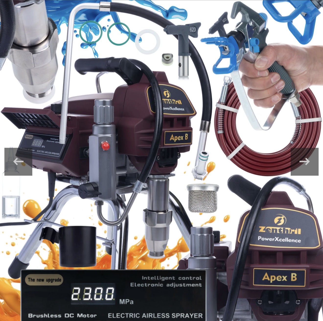 Agregat malarski farba malowanie pistolet malarski dyszą malarska