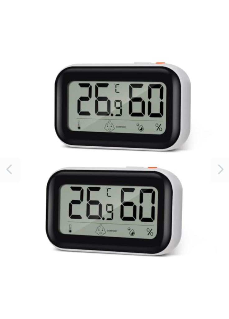 termometr z higrometrem 2 sztuki cyfrowy, LCD, miernik wilgotności