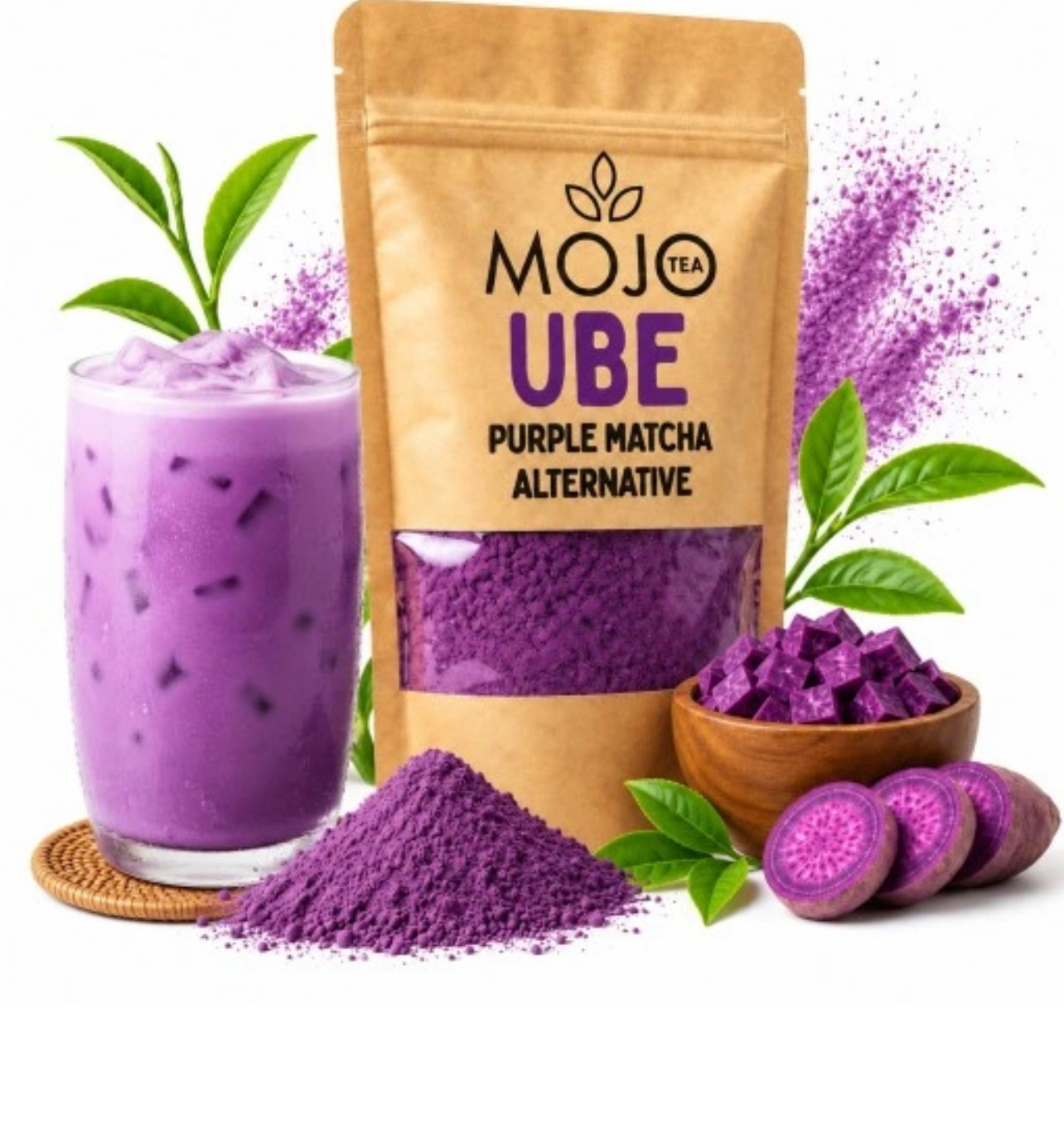 PURPLE MATCHA Alternative UBE w proszku 100g Sproszkowane