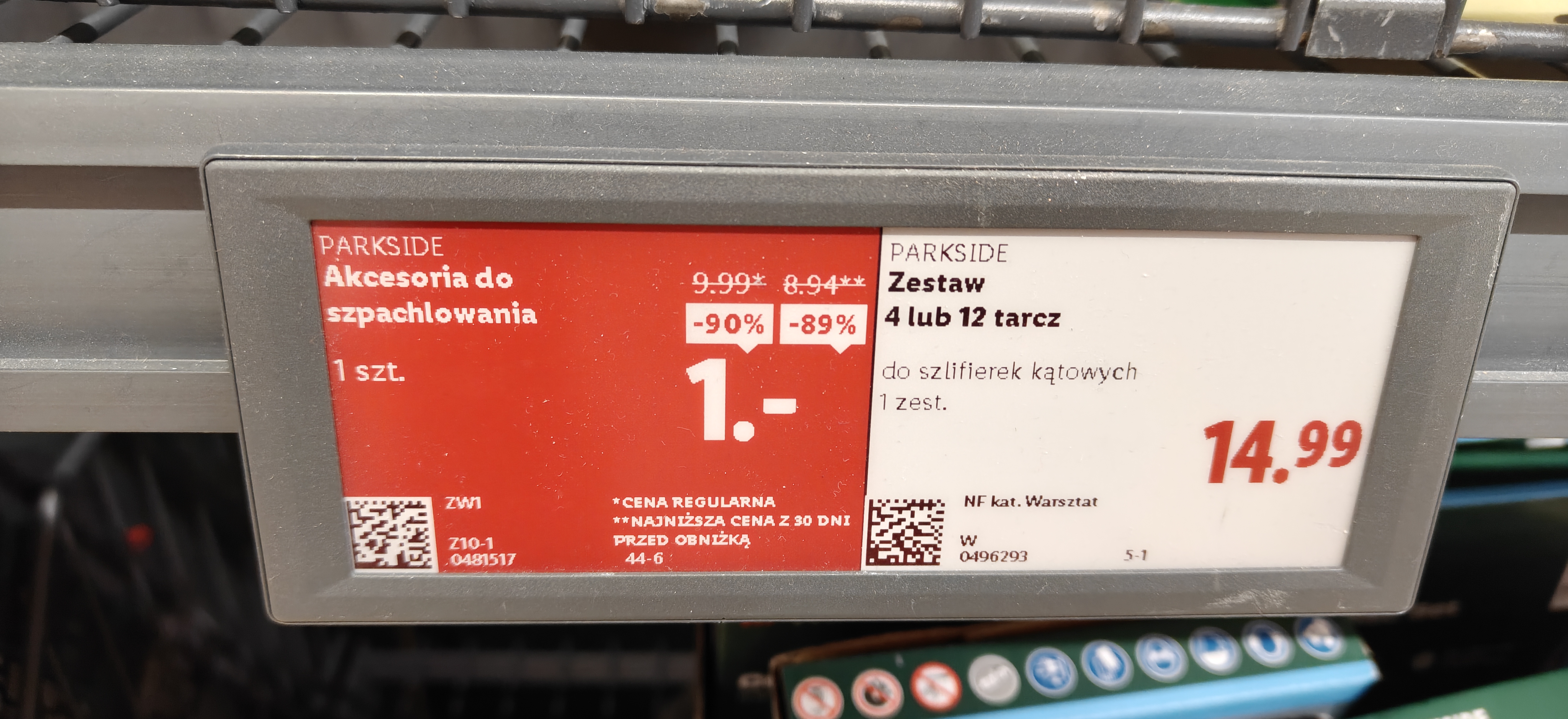 Akcesoria do szpachlowania w Lidlu