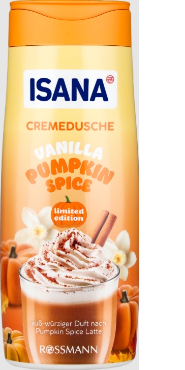 Isana Żel pod prysznic, Vanilla Pumpkin Spice 300ml