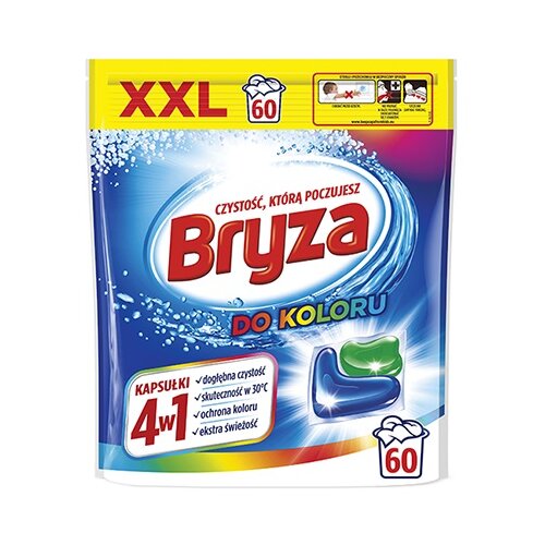 Kapsułki do prania BRYZA 4w1 Color - 60 szt.