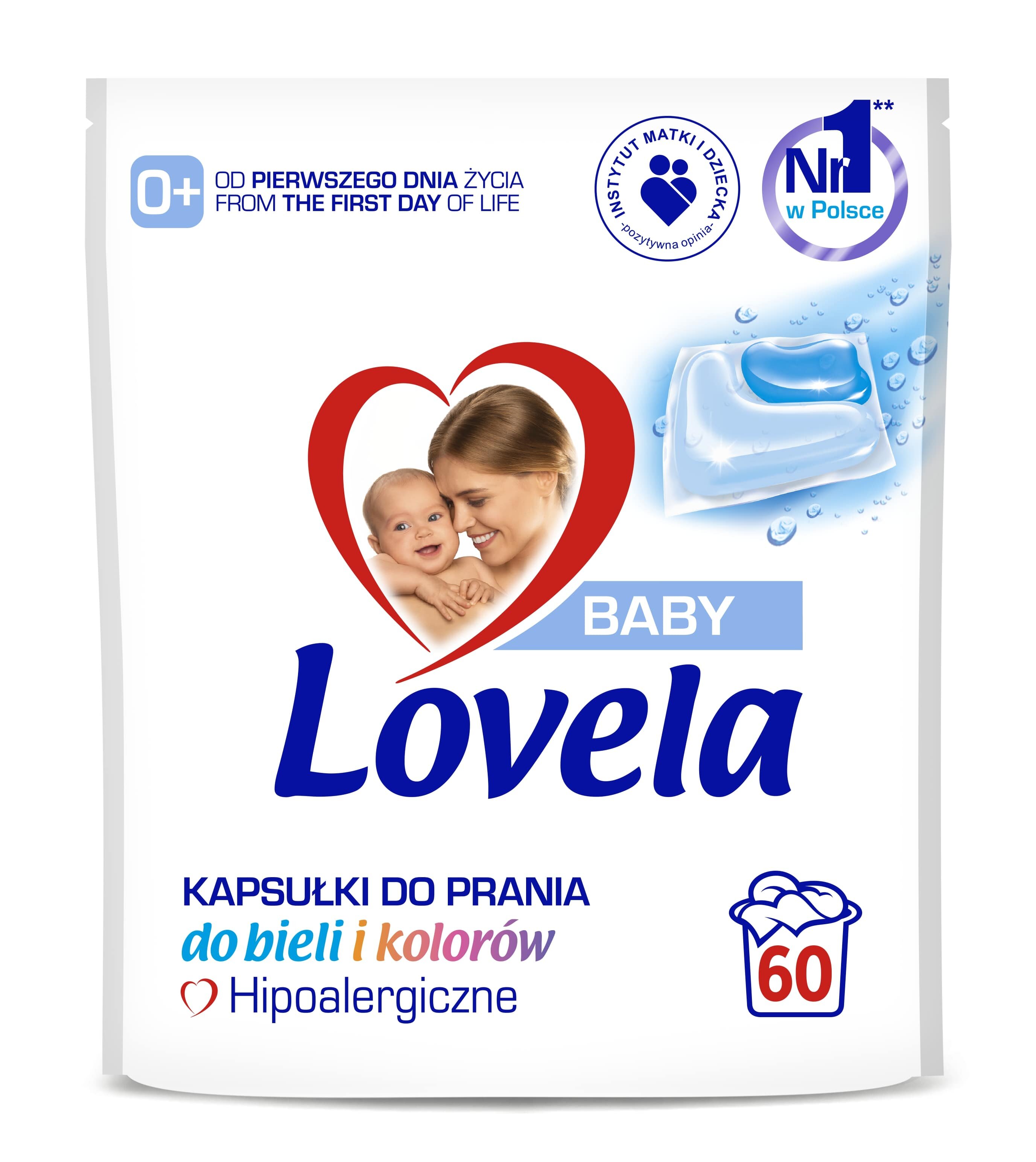 Kapsułki do prania LOVELA Baby - 60 szt.