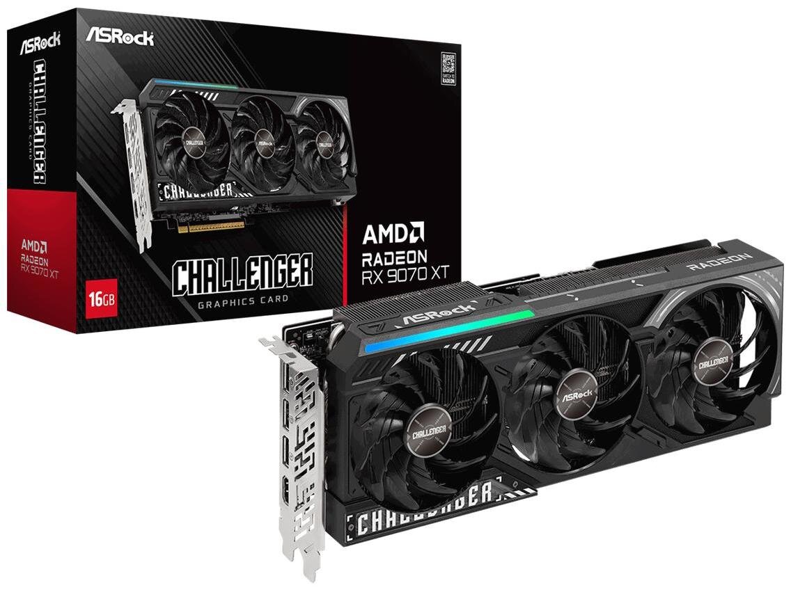 Karta graficzna ASROCK Radeon RX 9070 XT Challenger 16GB (możliwe 2589 PLN)