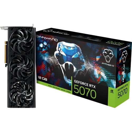 Karta graficzna GAINWARD GeForce RTX 5070 Python III 12GB GDDR7 DLSS4 + bon 275 zł