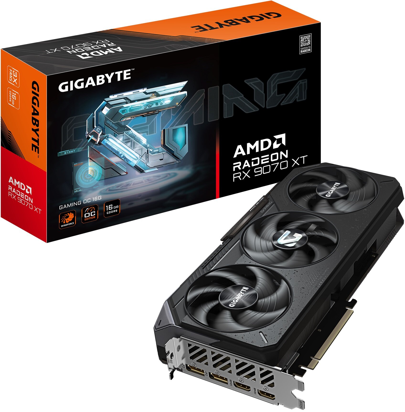 Karta graficzna GIGABYTE Radeon RX 9070 XT Gaming OC 16GB (405 PLN ZWROTU)