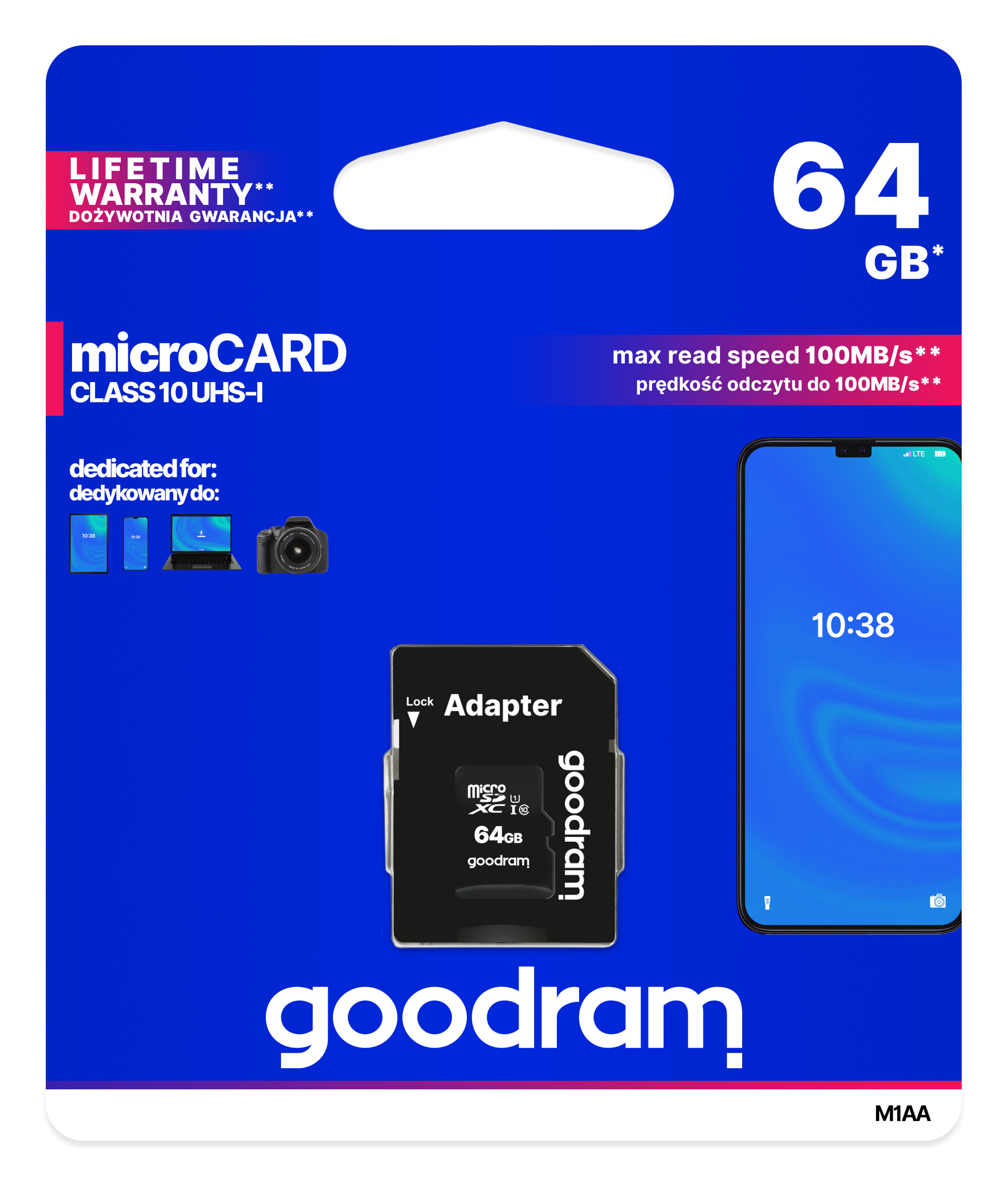 Karta pamięci GOODRAM microSDXC 64GB