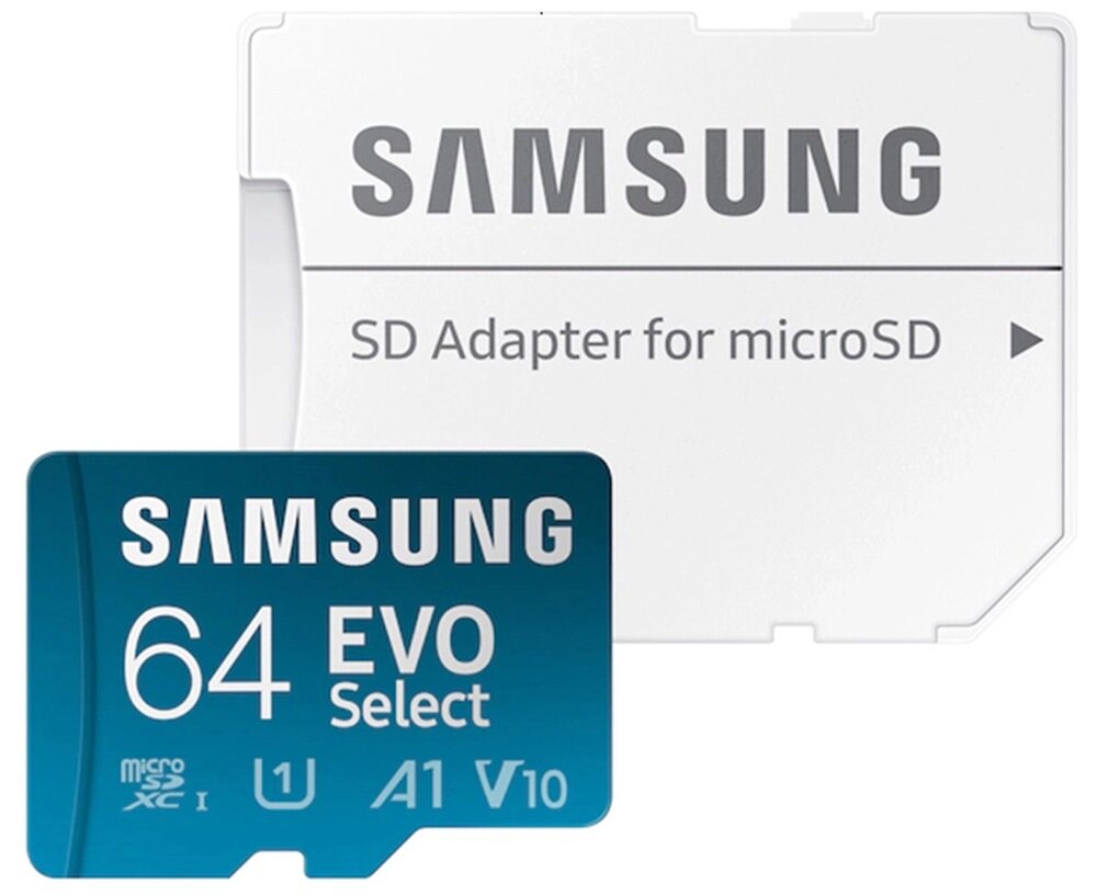 Karta pamięci SAMSUNG Evo Select microSDXC 64GB + Adapter