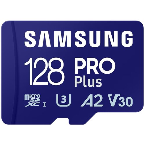 Karta pamięci SAMSUNG Pro Plus microSDXC 128GB + Adapter.