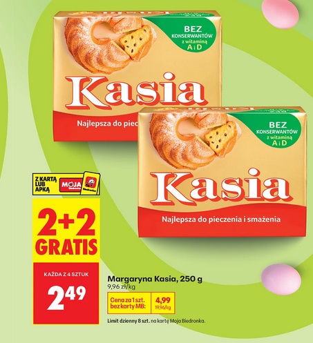 Margaryna Kasie, 250 MG (2+ 2 GRATiS)