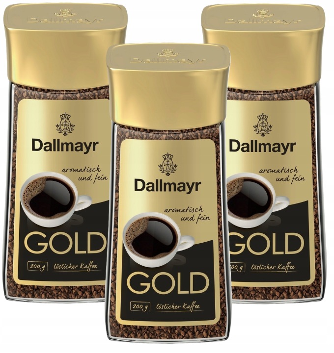Kawa rozpuszczalna Dallmayr Gold 3x200 g