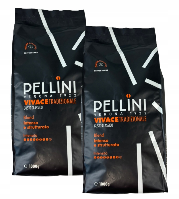 Kawa ziarnista mieszana Pellini Espresso Bar Vivace 2x1000 g