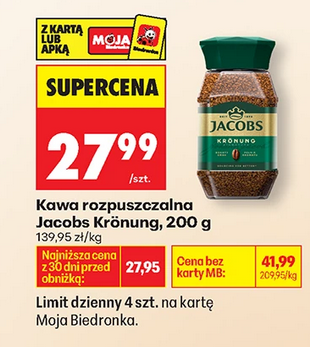 Kawa rozpuszczalna Jacobs Kronung, 200g