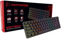 Klawiatura Mechaniczna Gamingowa Podświetlenie Rgb Pantherise 68 Keytech czerwone switche