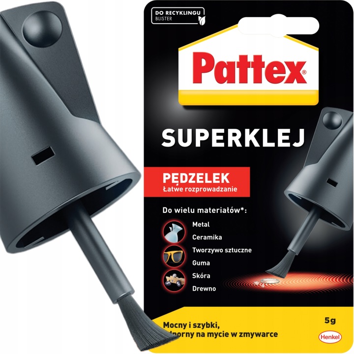 Klej PATTEX S.O.S. z Pędzelkiem Uniwersalny, 5g