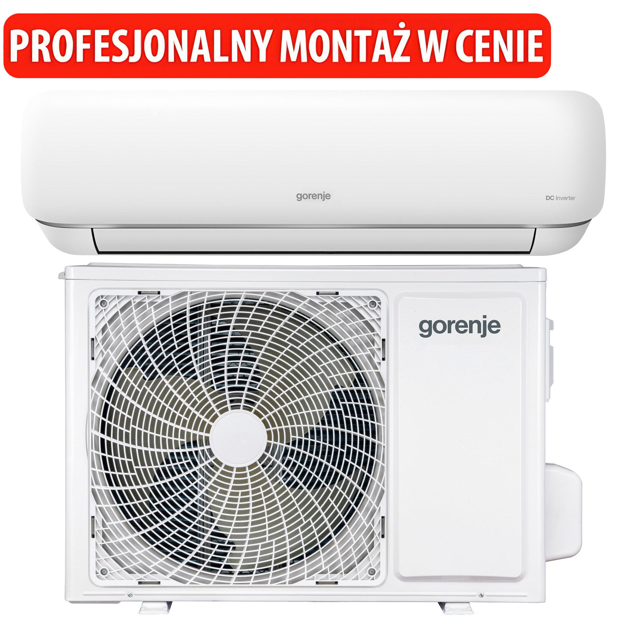 Klimatyzator Split GORENJE PAN35IN KG PAN35OUT2 z usługą montażu