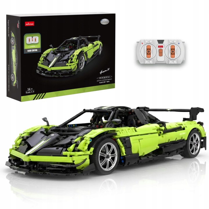 Klocki Konstrukcyjne Pagani Huayra BC Zdalnie Sterowane Auto Rastar 2896 EL