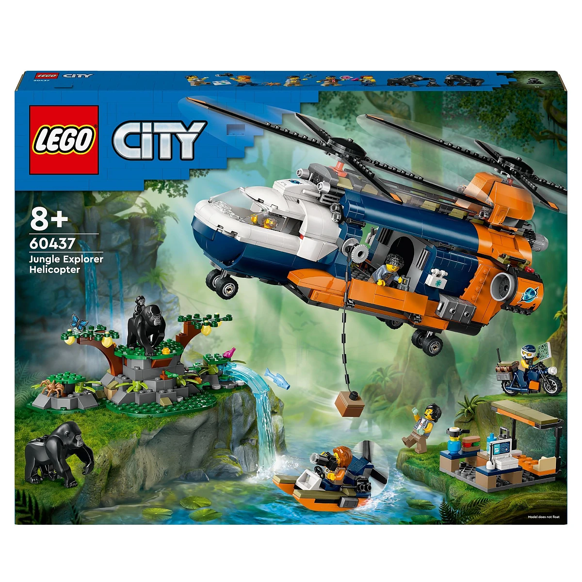 LEGO City Helikopter badaczy dżungli w bazie 60437