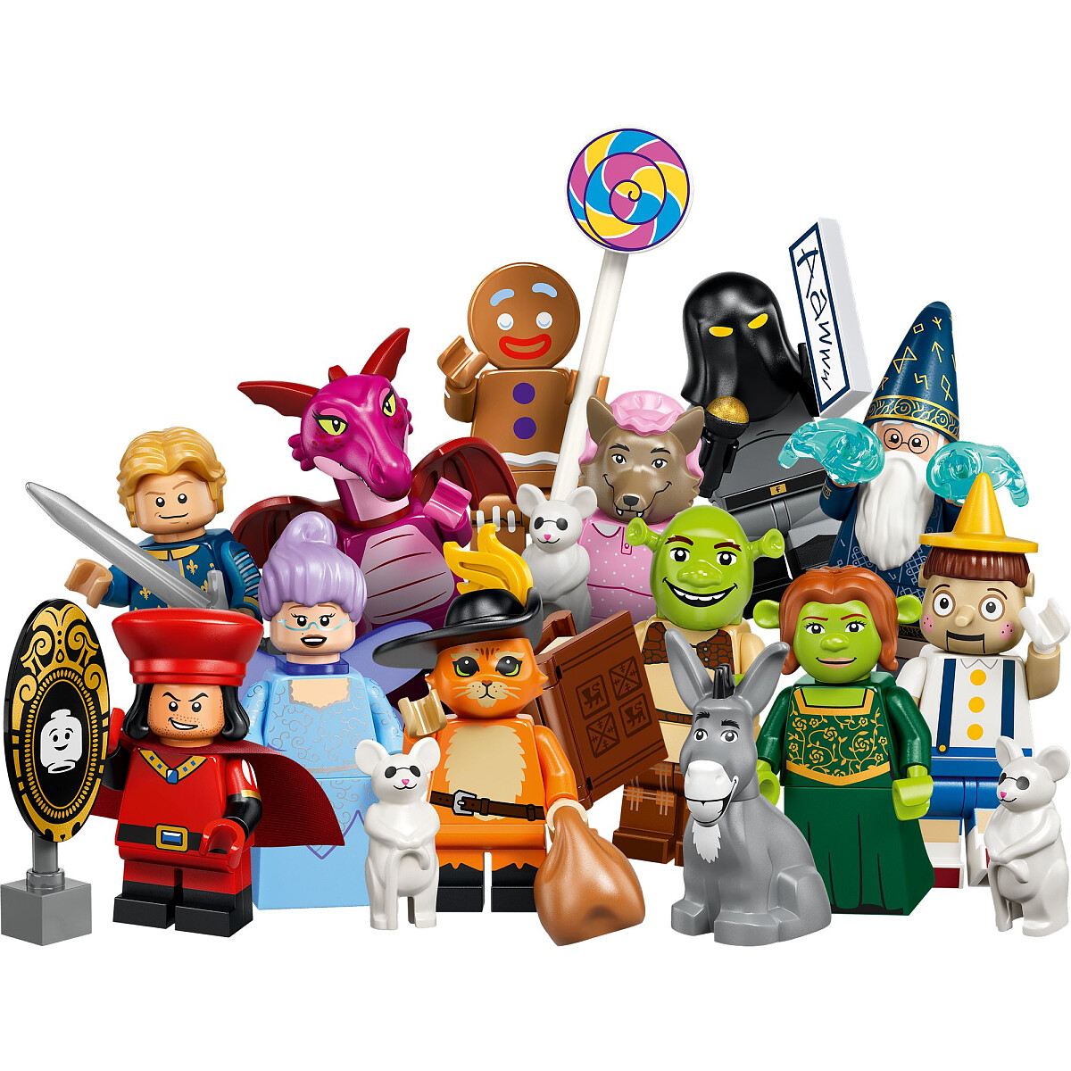 Pakiet 36 mini figurek LEGO Seria Shrek 71053