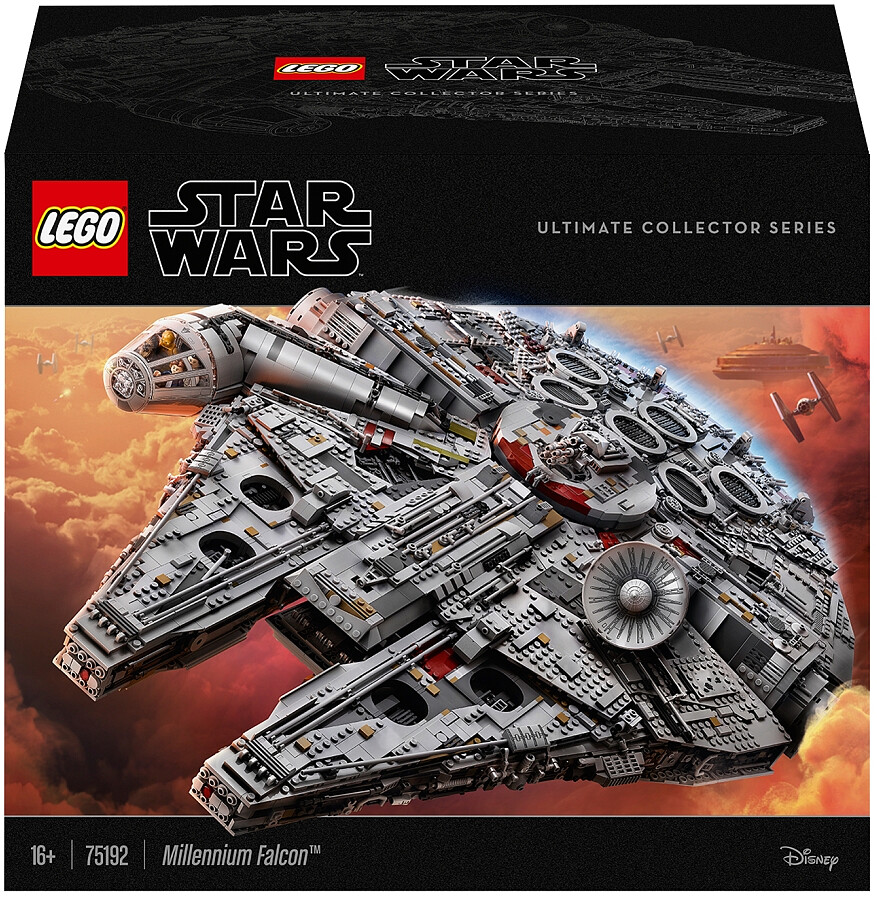 LEGO Star Wars Sokół Millennium 7541 elementów. Zestaw nr 75192