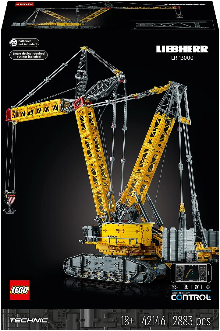LEGO Technic Żuraw gąsienicowy Liebherr LR 13000 42146