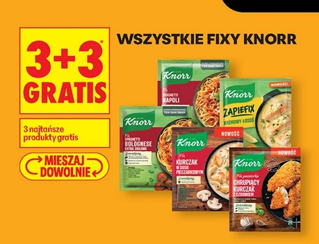 Wszystkie fixy KNORR (3+3 GRATiS)